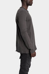 GALL | AW25 - Geo cotton long sleeve tee, Grey, 33