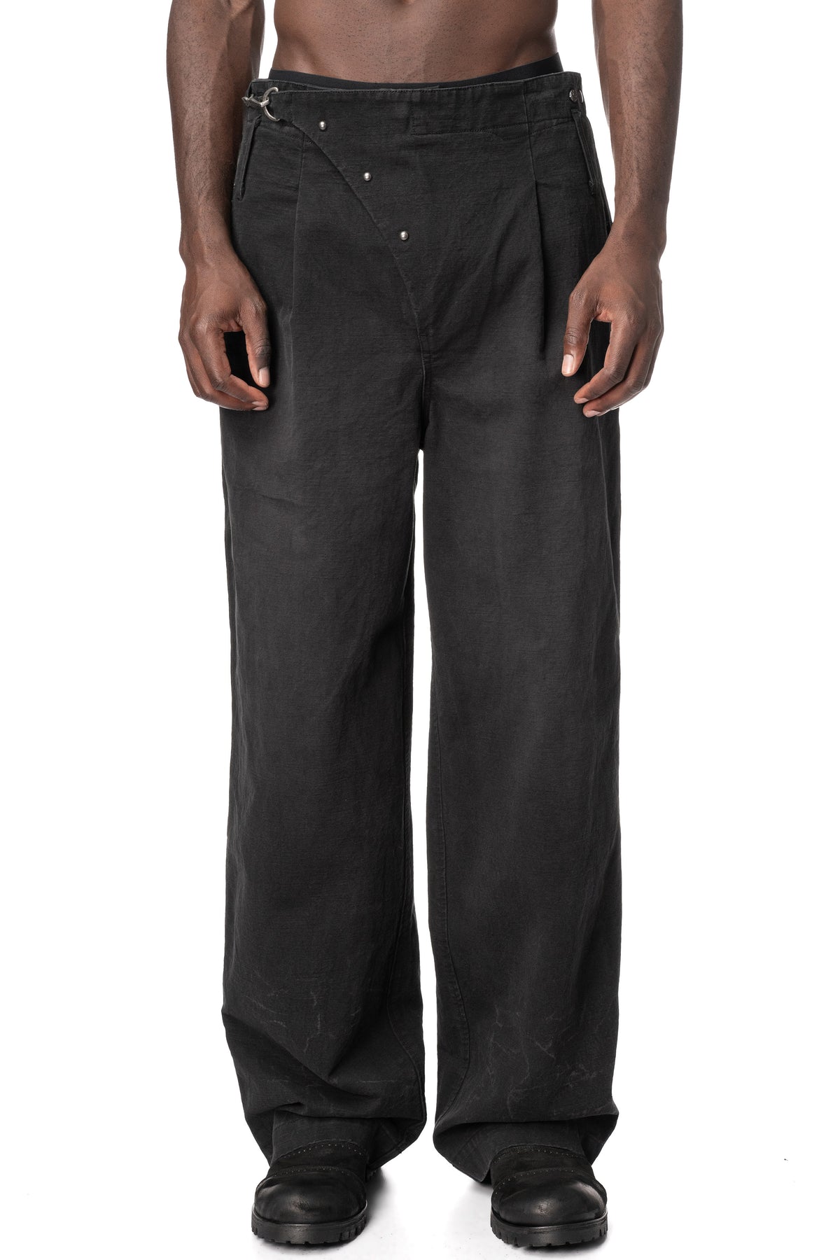 Firefighter Work Pants, Washed Black