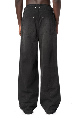 Firefighter Work Pants, Washed Black