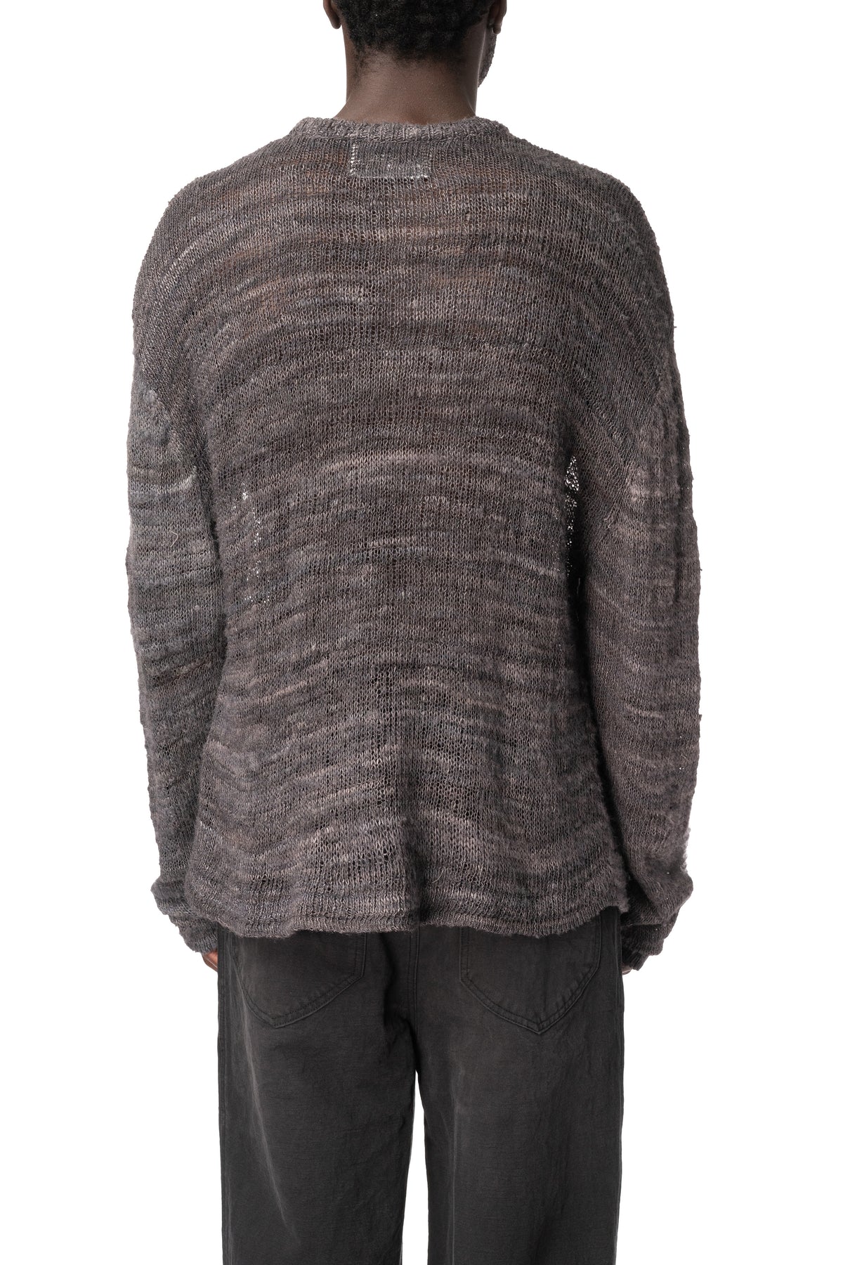 Tussah silk knit sweater