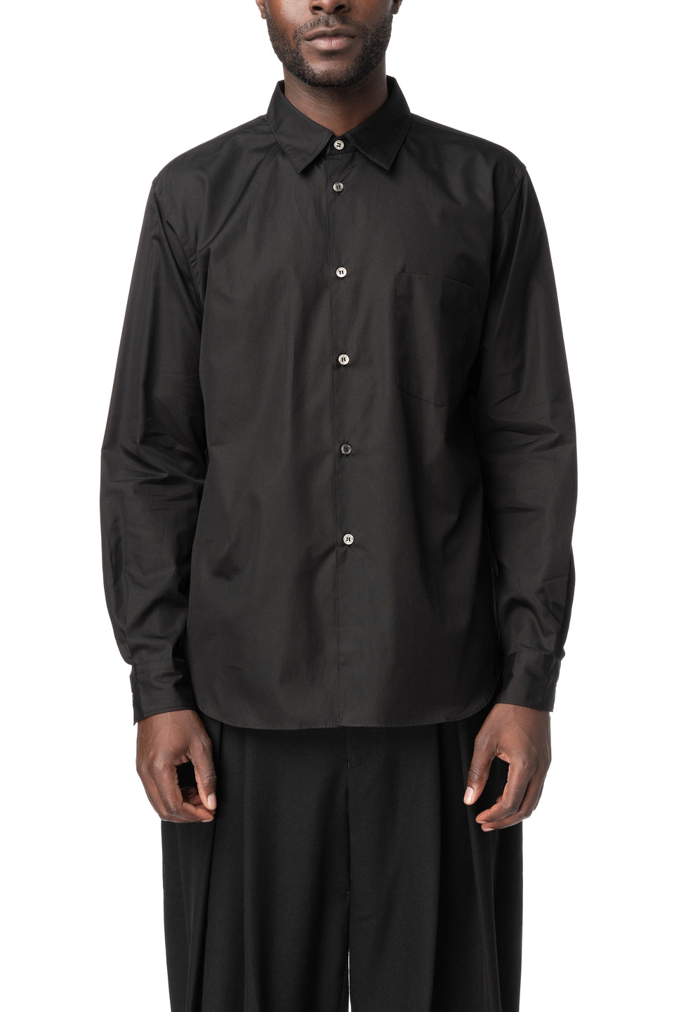 Fine cotton poplin shirt