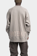 A.F Artefact | SS24 - Raglan cotton sweater, Grey