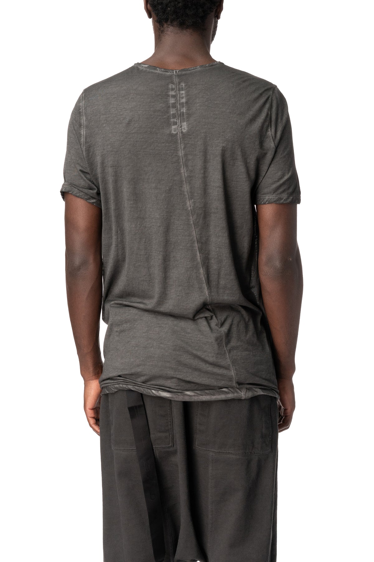 Level T gauze jersey T-shirt, Faded Black Pentagram