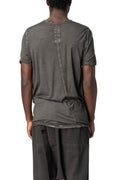 Level T gauze jersey T-shirt, Faded Black Pentagram
