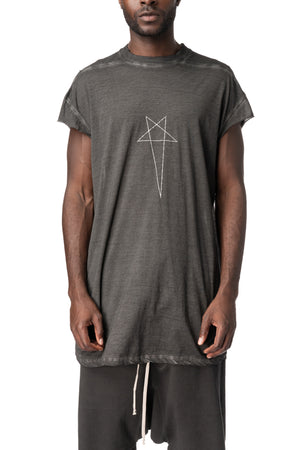Rick's Jumbo SL T sleeveless T-shirt, Faded Black Pentagram