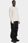 JG1 by Justin Gall | AW25 - Cotton knit pullover, Bone JG1_AW25-16