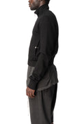 Rev Track zip sweat jacket, Black