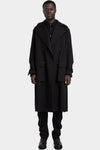 Masnada | AW25 - Double breasted wool trench coat, M3525