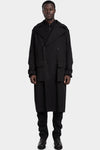 Masnada | AW25 - Double breasted wool trench coat, M3525
