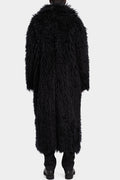 Mohair wool fur coat