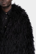 Mohair wool fur coat