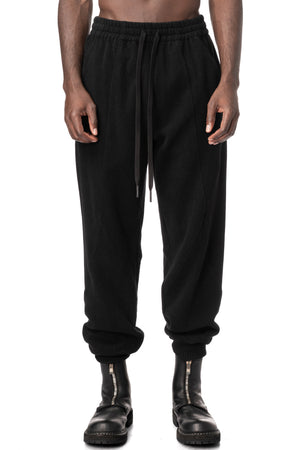 Cashmere jogging pants, Black