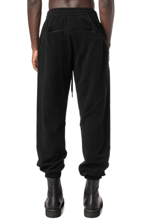 Cashmere jogging pants, Black