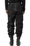Coated cotton sweat jogger pants