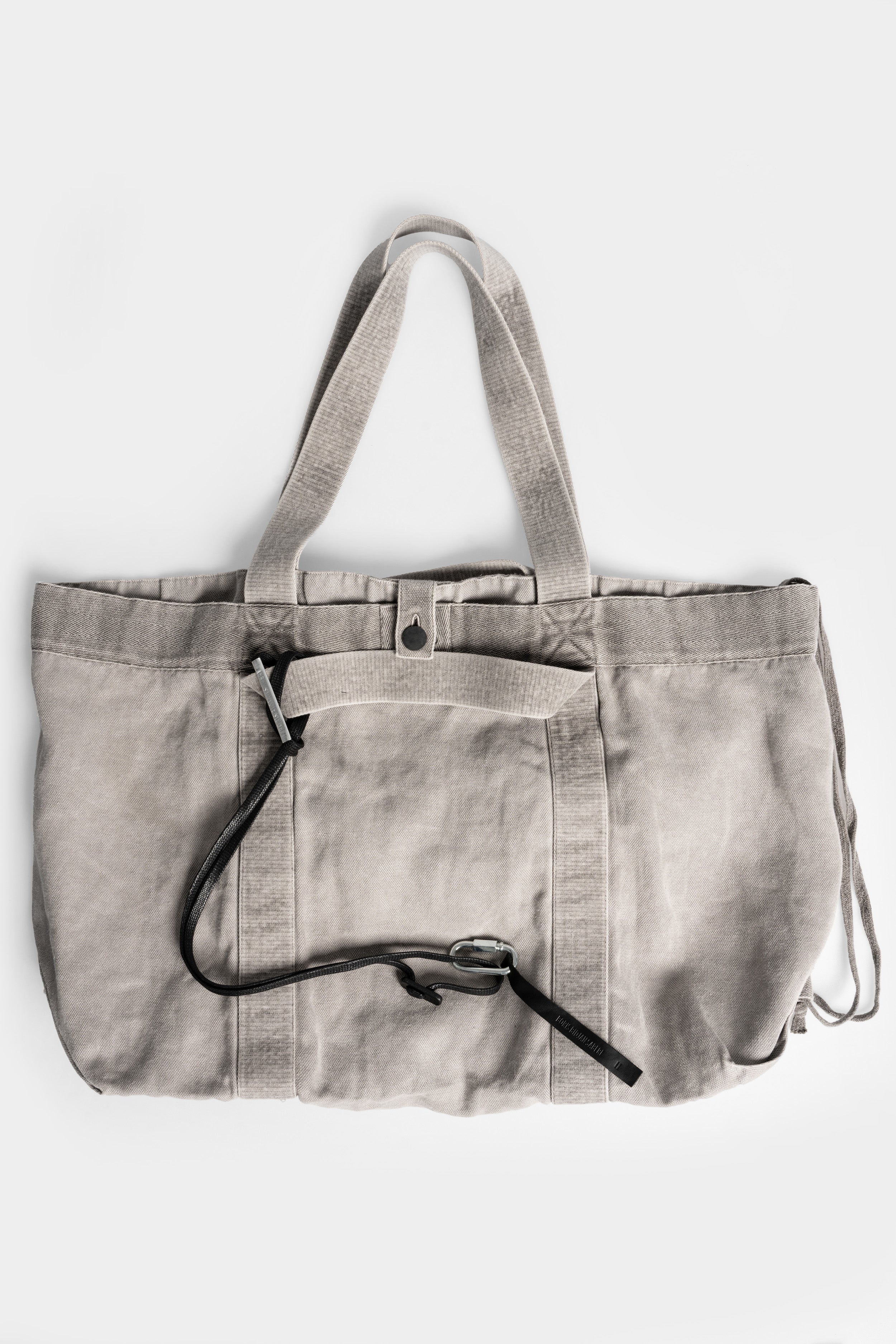 Boris Bidjan Saberi | SS24 - Large canvas tote bag, Carbon Grey – ORIMONO.eu