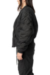 Padded typewriter cloth blouson