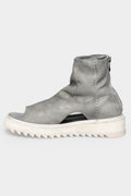 Incarnation | Plateau leather sandals, Grey