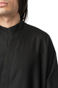 Vare concealed placket wool shirt