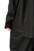Vare concealed placket wool shirt