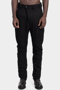 Buckled back wool blend pants