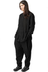 Windu pleated worsted wool pants