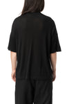 Midd mock collar merino wool t-shirt
