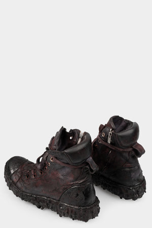 Culture Of Brave | High top drip sole laced sneakers, Magma MELM1W MELT CLASH WRAP