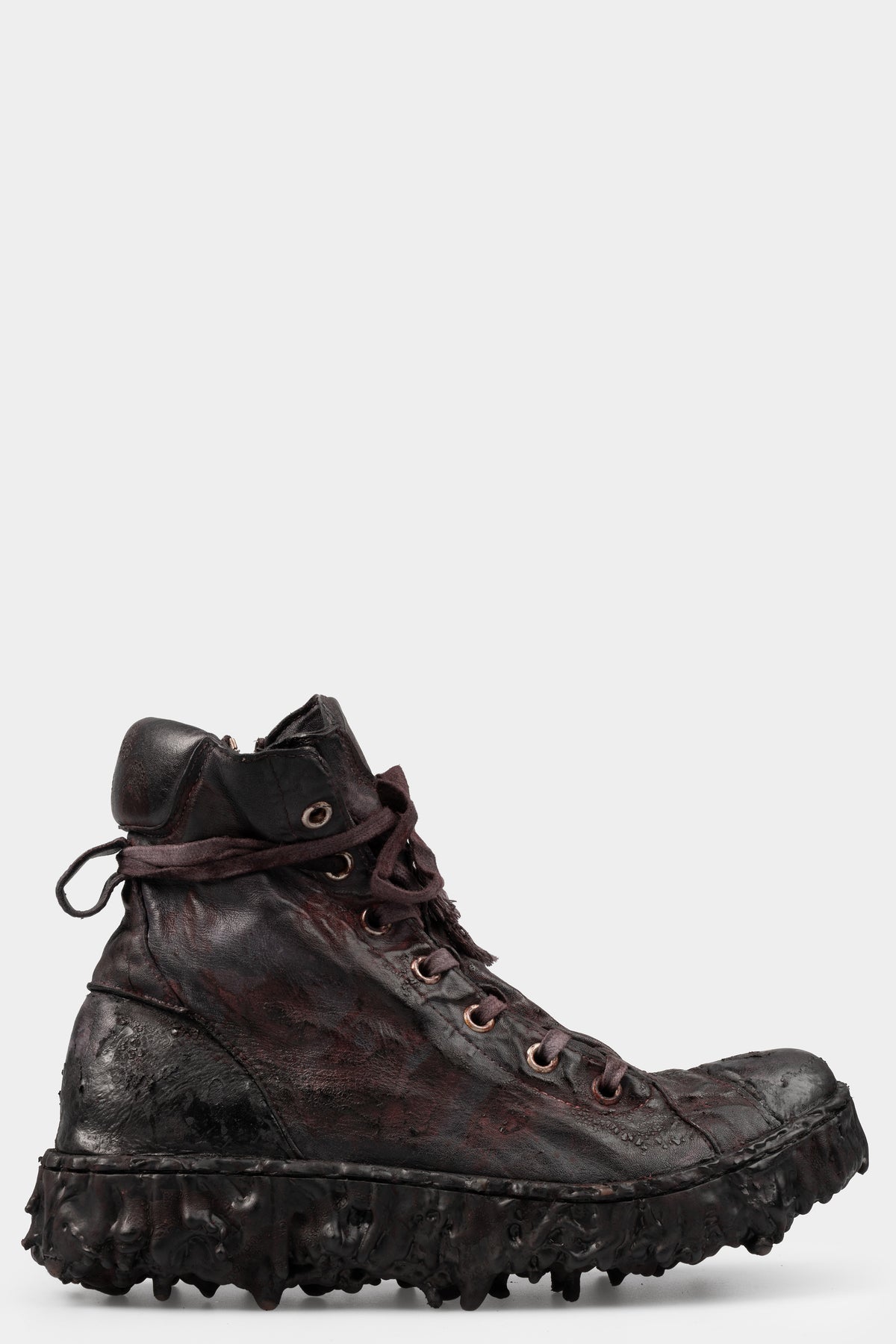Culture Of Brave | High top drip sole laced sneakers, Magma MELM1W MELT CLASH WRAP