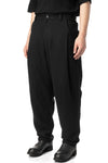 Windu pleated worsted wool pants