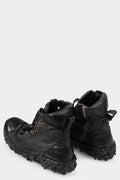 Culture Of Brave | High top drip sole laced sneakers, Black MELM1W MELT CLASH WRAP