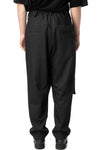 Drapeform sarong drape wool pants