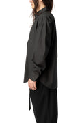Noctra layered cotton poplin shirt