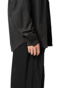 Noctra layered cotton poplin shirt