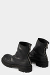 Guidi | Metal clad back zip boots | GR06VB / Black stitching