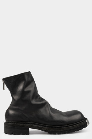 Guidi | Metal clad back zip boots | GR06VB / Black stitching