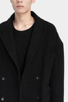 Andrea Ya'Aqov | AW25 - Oversized double breasted wool coat, 25MTEM16