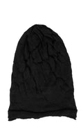 Thin wool jacquard beanie