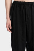 Wool serge pull-on pants