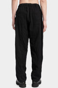 Wool serge pull-on pants