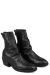 Texan back zip boots | VG05B / Black stitching