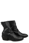 Texan back zip boots | VG05B / Black stitching