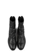 Texan back zip boots | VG05B / Black stitching