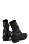 Texan back zip boots | VG05B / Black stitching