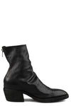 Texan back zip boots | VG05B / Black stitching