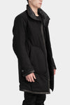 69 by Isaac Sellam | AW25 - High neck zip up padded coat, HIGH-COAT ARMURE