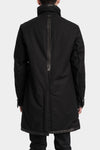 69 by Isaac Sellam | AW25 - High neck zip up padded coat, HIGH-COAT ARMURE