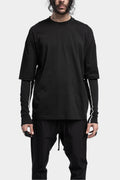 Double layer long sleeve, Black