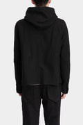 Wool / linen blend hooded jacket
