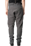 Low crotch 4 pocket wool blend pants