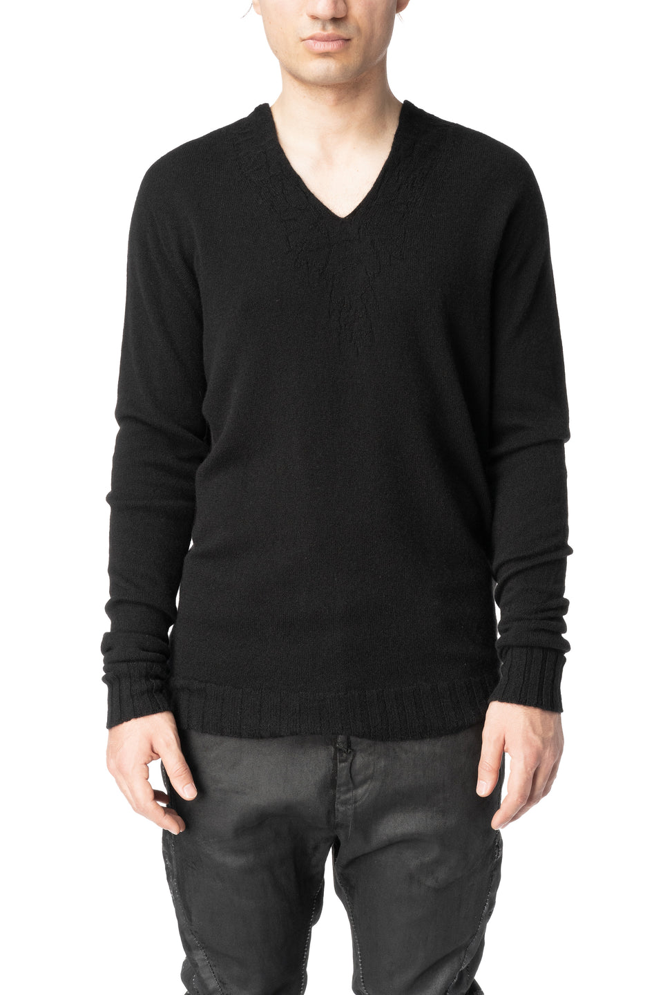 Cashmere V-neck sweater